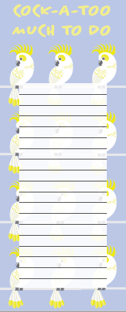 Jotter - Cockatoo Much to Do