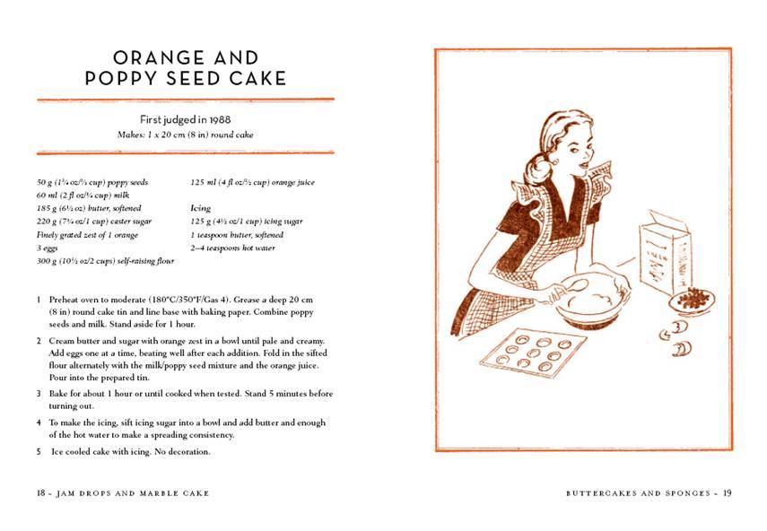 JAM DROPS AND MARBLE CAKE