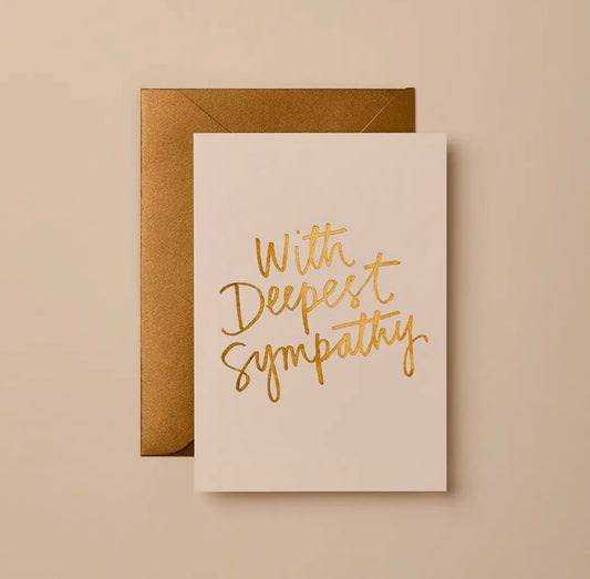 With Deepest Sympathy card