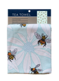 Tea Towel - Flower Bees: Hangsell (Carded)