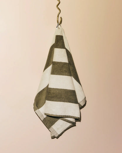 Hommey Hand Towel - Matcha Stripes