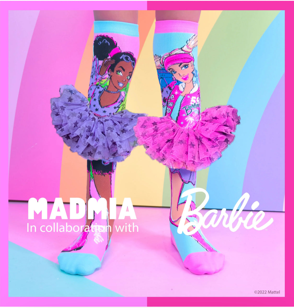 MAD MIA SOCKS - BARBIE EXTRA VIBES KIDS & ADULTS AGE 6-99
