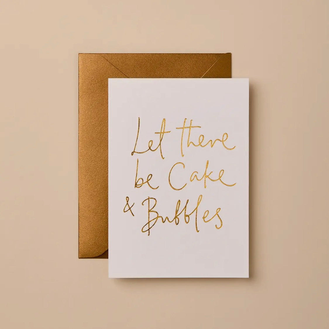 Let there be cake and bubbles Card