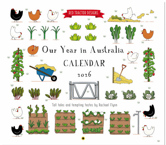 Wall Calander -  Red Tractor 2026