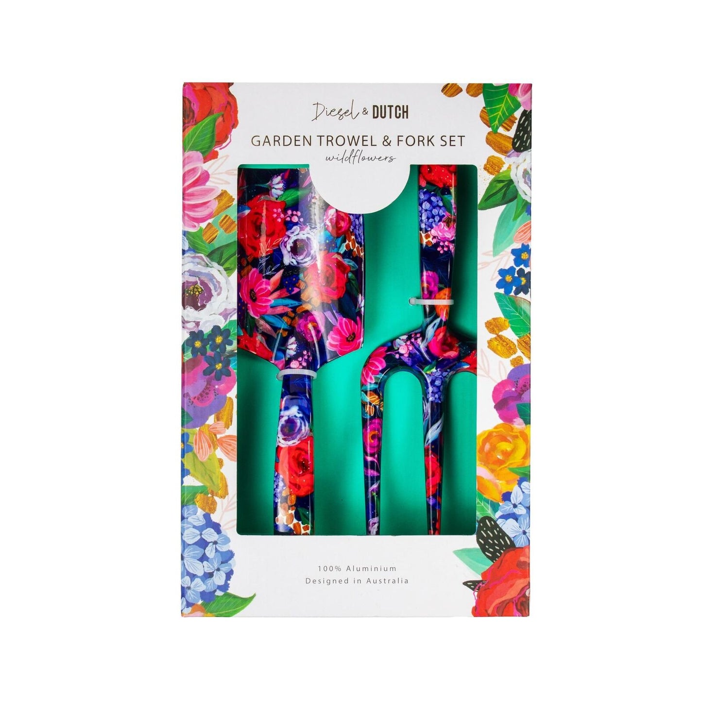 Garden Trowel & Fork Set - Wildflowers