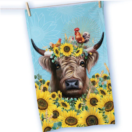 TEA TOWEL - SUNNY HIGHLAND