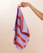 Hommey Tea Towel - Grapefruit Stripes