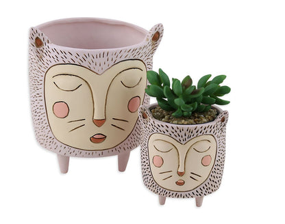 PURRS  CAT PLANTER - LARGE