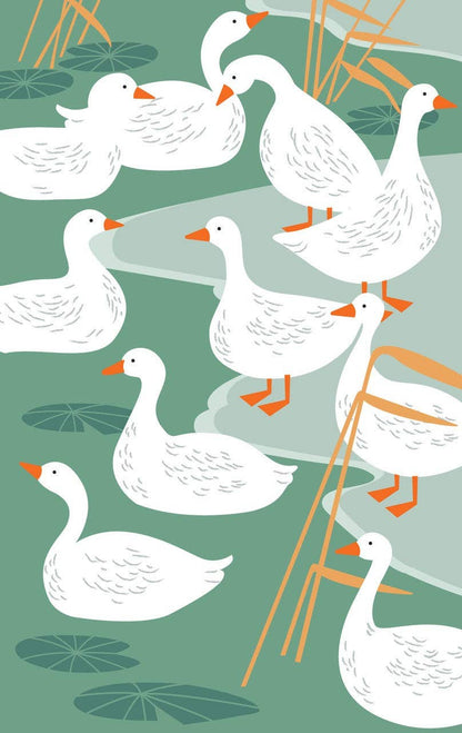 Tea Towel - Ducks: Hangsell (Carded)