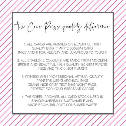 Pregnancy Announcement Card for Parents Promoted Grandparent: White