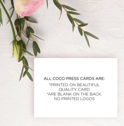 New Baby Congratulations Card - And There Were Three