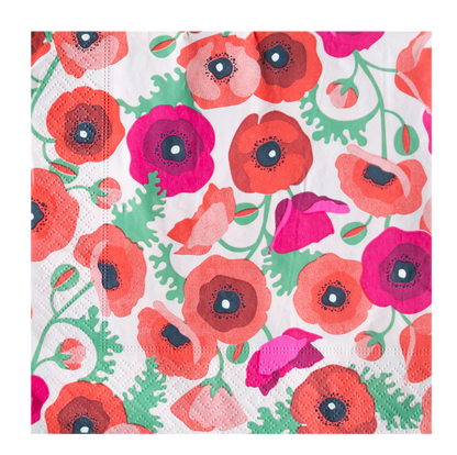 Paper Napkins - Poppies