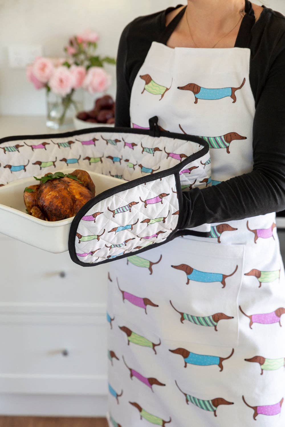 Apron (Heavy Drill) - Sausage Dogs