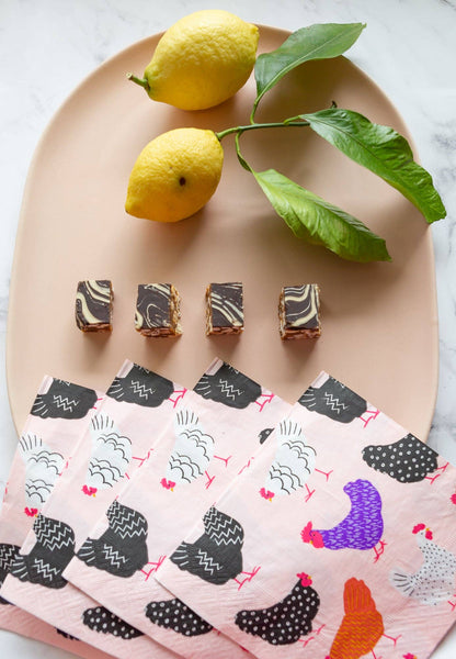 Paper Napkins - Bright Hens