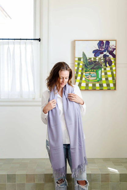 Winter Basics Scarf - Lavender