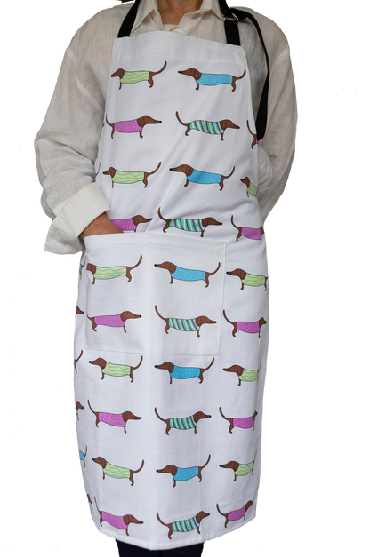 Apron (Heavy Drill) - Sausage Dogs