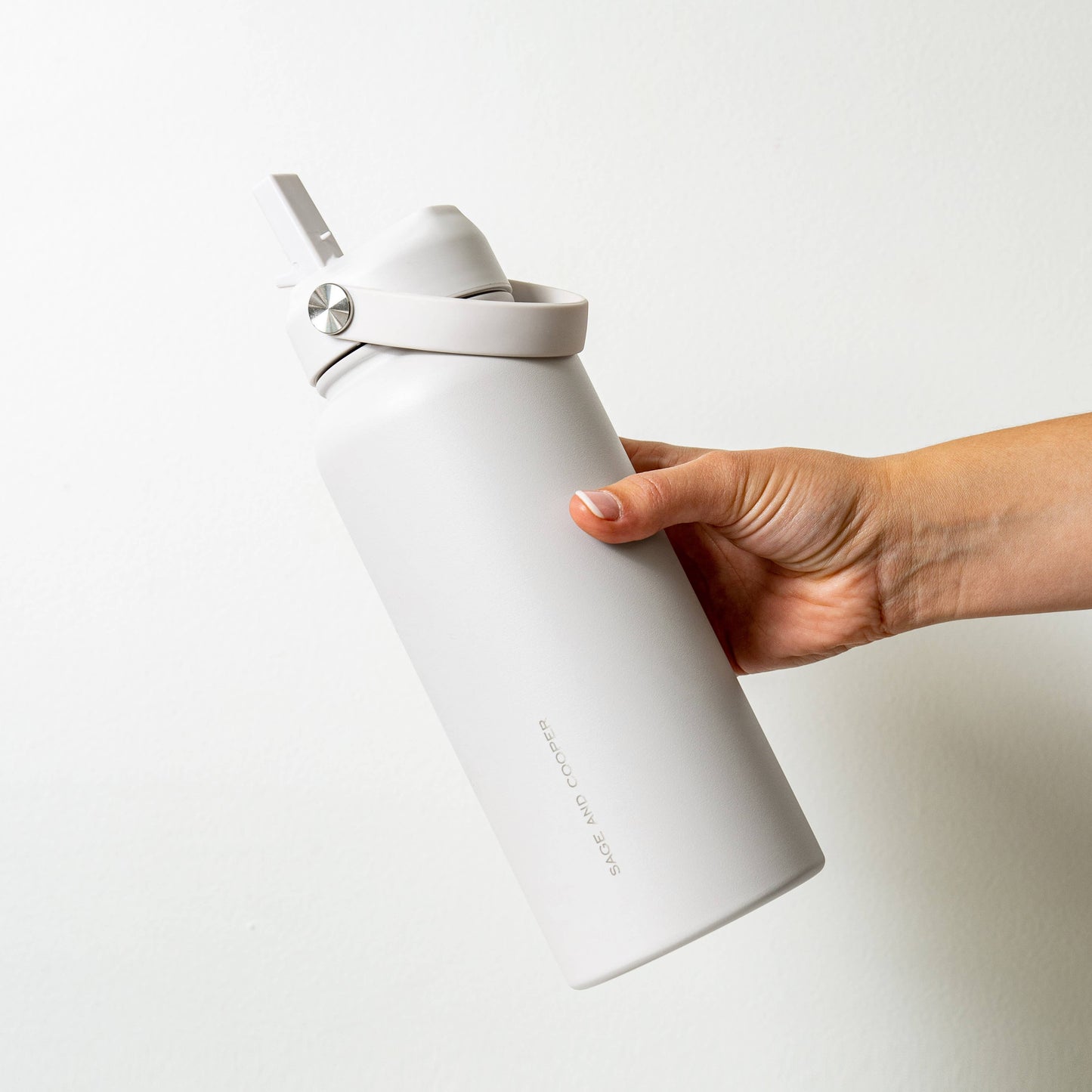 The Sage & Cooper Insulated Drink Bottle: Stone / 1 Litre