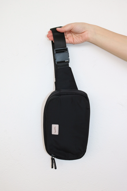 Active Waist Bag (Black): Black