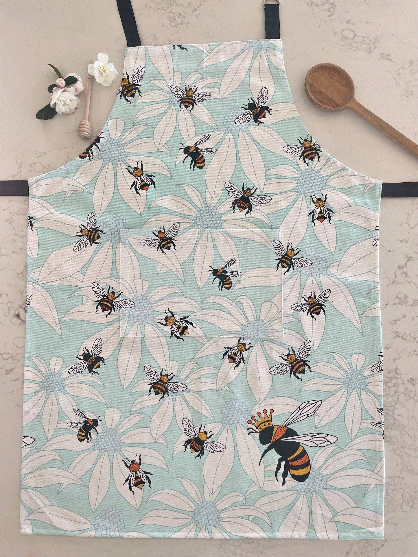 Apron (Heavy Drill) - Flower Bees