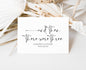 New Baby Congratulations Card - And There Were Three