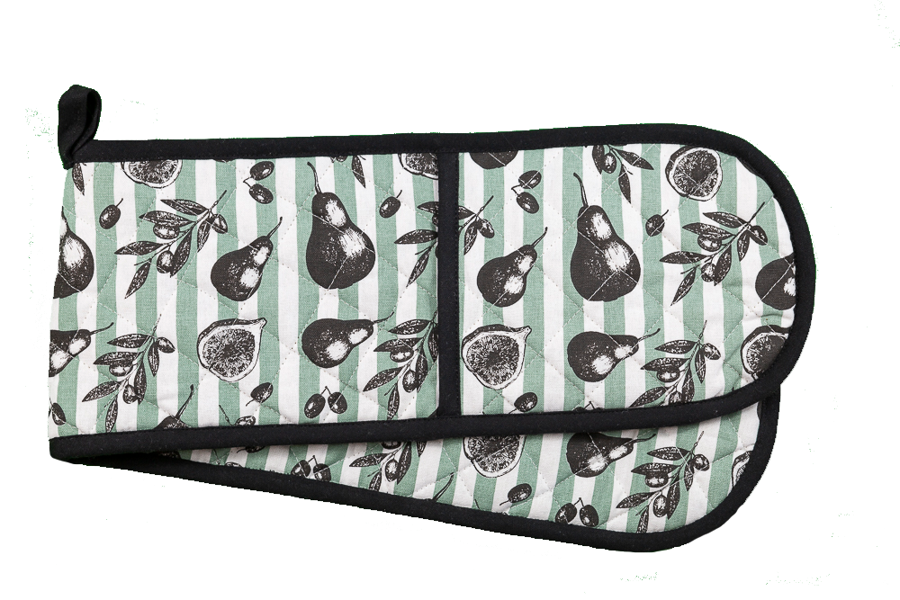 Double Oven Glove - Fig & Pear