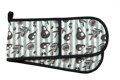 Double Oven Glove - Fig & Pear