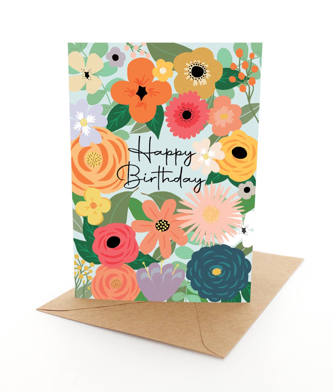 Give Me Birthday Flowers - Greeting Card