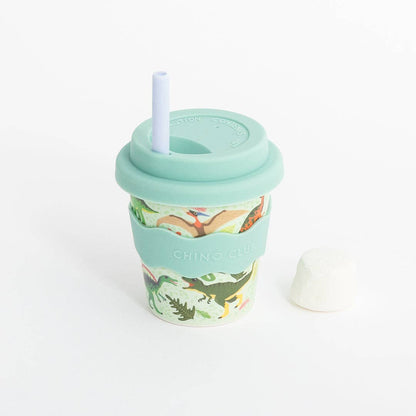 Green Dino Babychino Cup 4oz