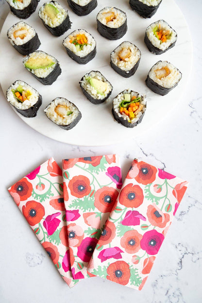 Paper Napkins - Poppies