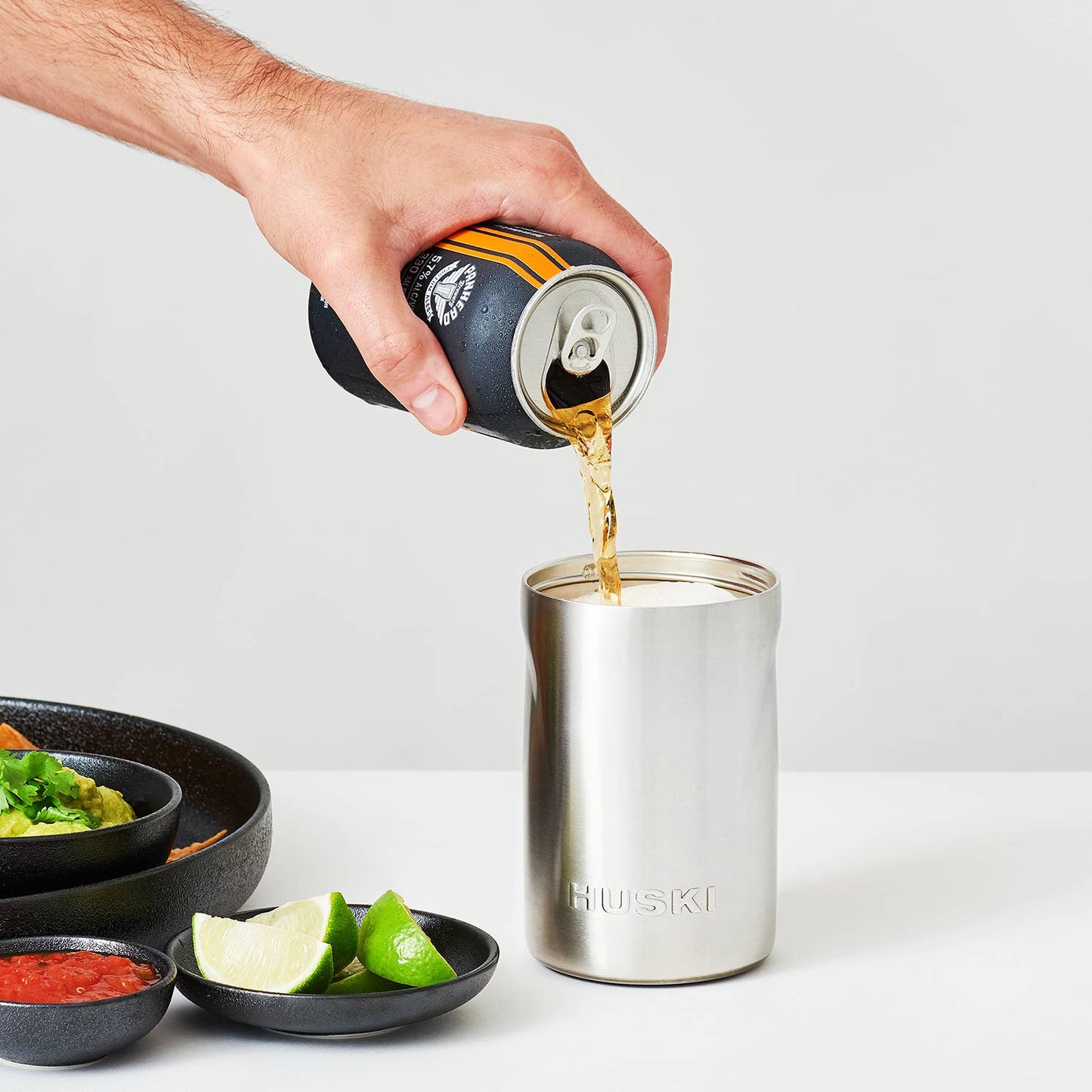 Huski Beer Cooler 2.0 - Brushed Stainless