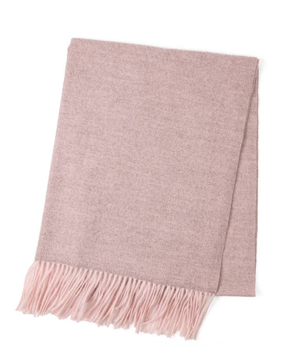 Winter Basics Scarf - Beige/Pink