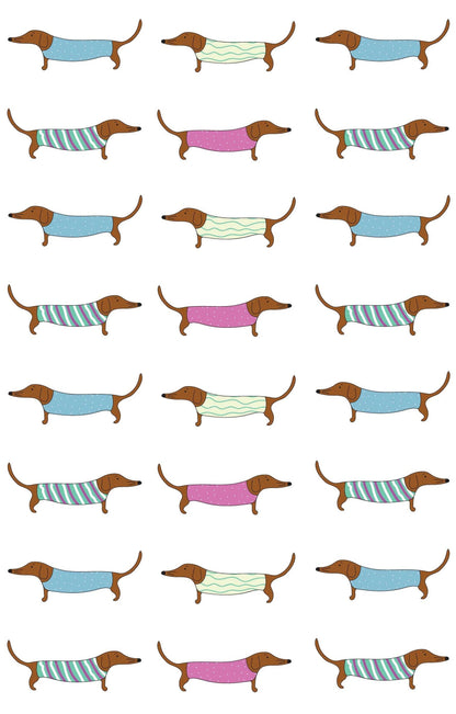 Tea Towel - Sausage Dogs: Hangsell (Carded)