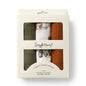 Large Organic Muslin Wraps 3 Pack - Diggers/Olive/Bronze