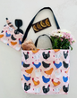 Tote Bag -Bright Hens