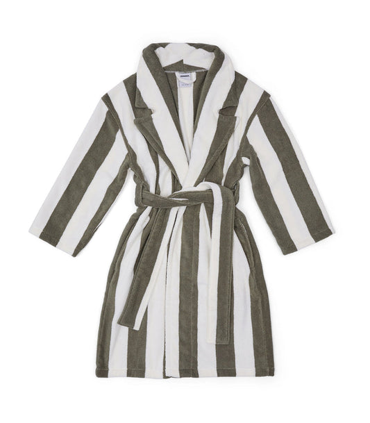 Hommey Robe - Matcha Stripes S/M