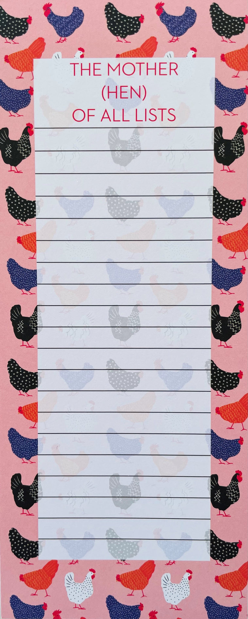 Jotter Pad - Bright Hens