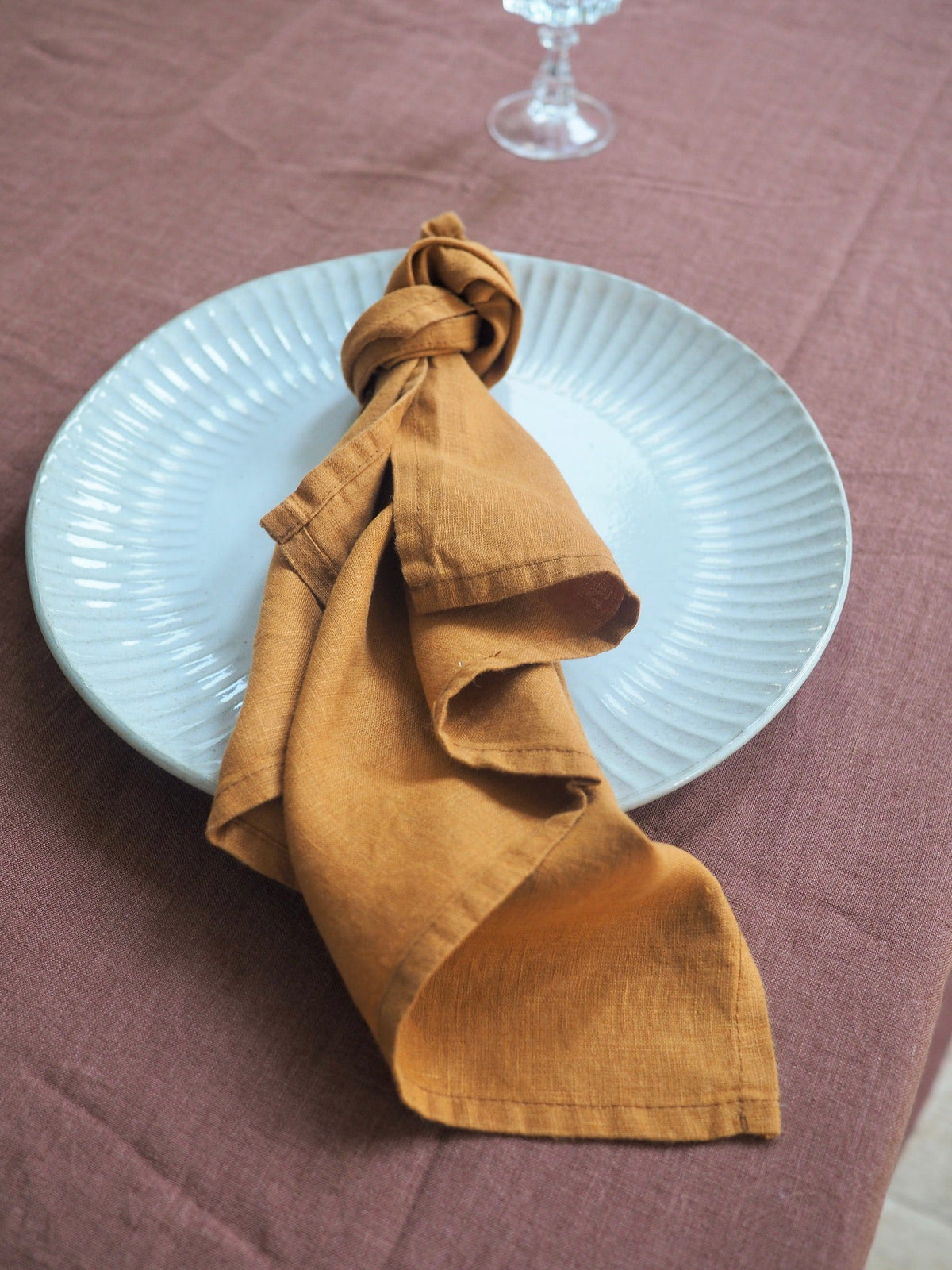 Linen Napkin Terracotta - Set of 6