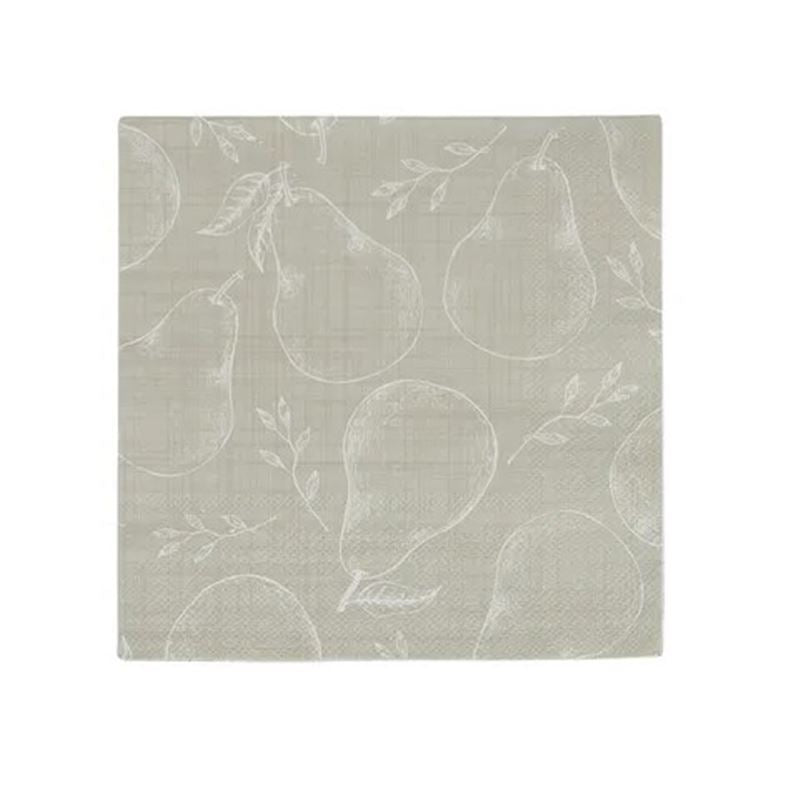 Paper Napkins - Natural pears