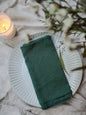 Linen Napkin Forest Green - Set of 6