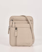 Esther Leather Mini Crossbody Bag - Beige