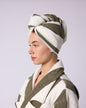Hommey Hair Wrap - Matcha Stripes