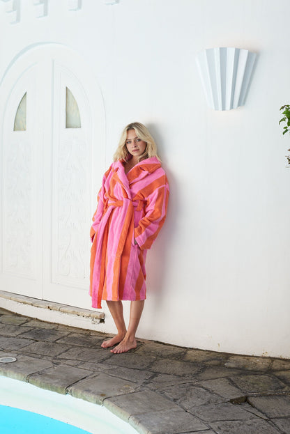Hommey Robe - Sherbet Stripes S/M
