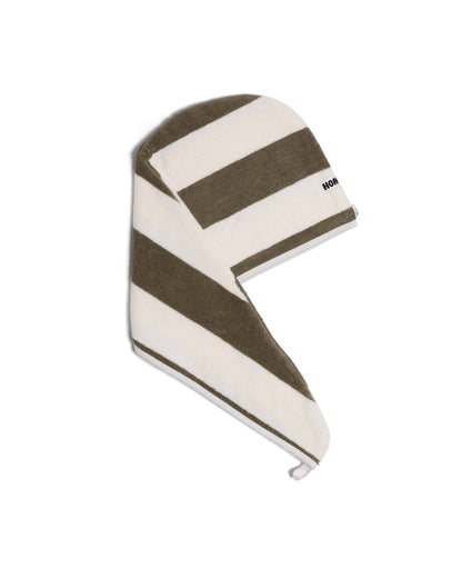 Hommey Hair Wrap - Matcha Stripes